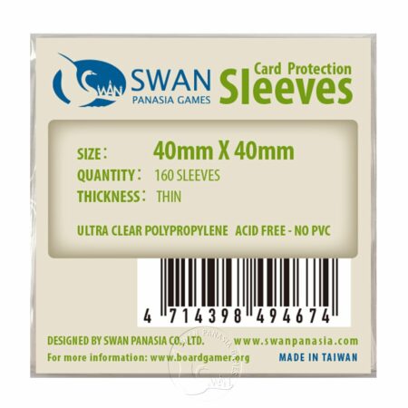 紙牌保護套 - 4*4cm (40*40mm)-Fits適用