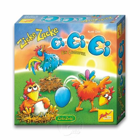 拔毛運動會：雞飛蛋打 Zicke Zacke Ei Ei Ei+Rules in Chinese（另附黑白中文說明書）