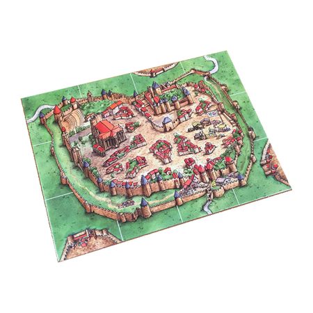 卡卡頌城起始版塊 Carcassonne Starting Tableau