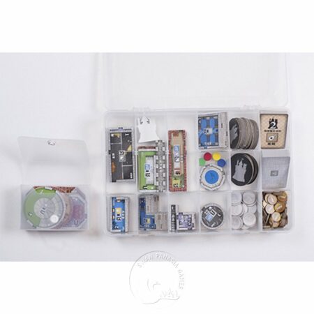 配件收納組合 - 瘋王城堡 適用-2件組-卡盒S+18隔盒 BOXSETCAS02