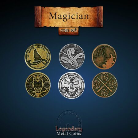高質感金屬錢幣 - 魔法師 Magician 高質感金屬錢幣 - 魔法師 Magician