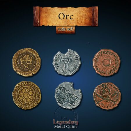 高質感金屬錢幣 - 獸人族裔 Orc 高質感金屬錢幣 - 獸人族裔 Orc