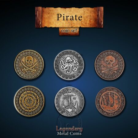 高質感金屬錢幣 - 海盜經典 Pirate 高質感金屬錢幣 - 海盜經典 Pirate