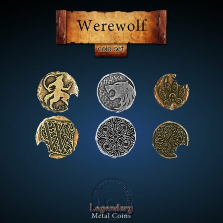 高質感金屬錢幣 - 狼人 Werewolf 高質感金屬錢幣 - 狼人 Werewolf