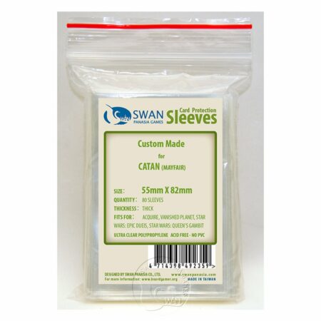 紙牌保護套 – 5.5*8.2cm (55*82mm)-卡坦島Catan英文版適用 SLE55x82
