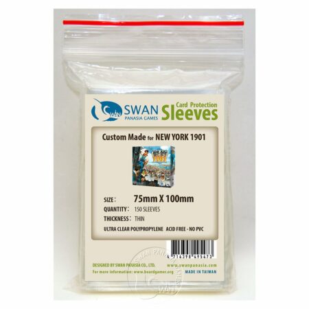 紙牌保護套 – 7.5*10cm (75*100mm)-紐約1901New York 1901適用 SLE75x100